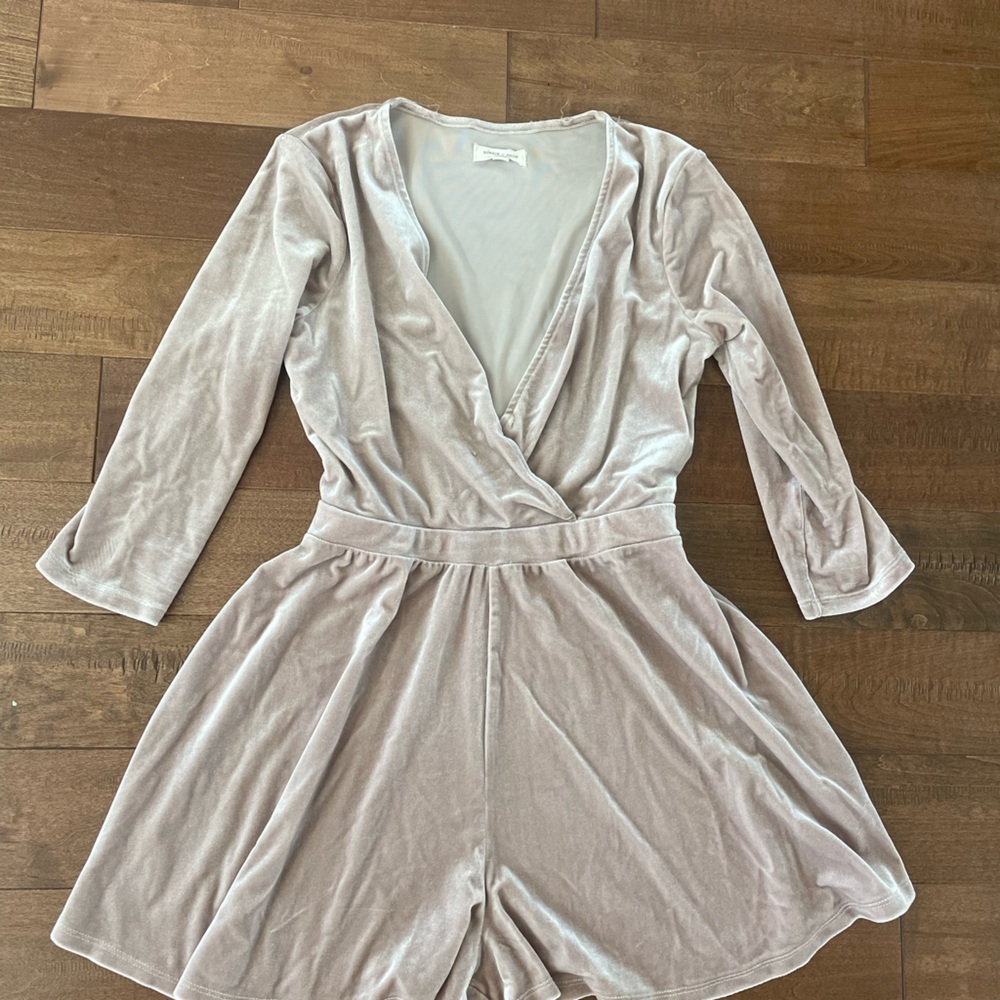 Urban Outfitters Velvet Romper